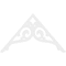 Ekena Millwork Pitch Bordeaux Architectural Grade PVC Gable Pediment, 60"W x 35"H x 1"P (14/12) GPP060X035X100BOR - alternate 4